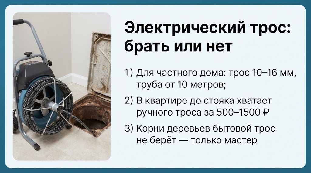 Электрический трос: брать или нет