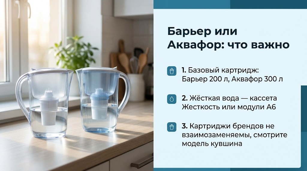 Барьер или Аквафор: что важно