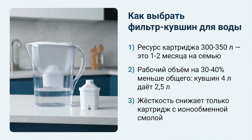 Как выбрать фильтр-кувшин для воды