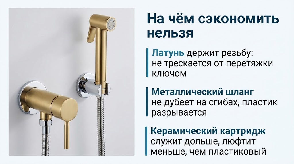 На чём сэкономить нельзя