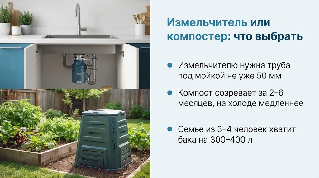 Измельчитель или компостер: что выбрать
