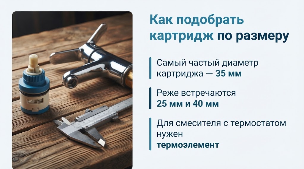 Как подобрать картридж по размеру